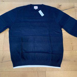 Men's Brooks Brothers Red Fleece Navy Blue Sweater - Size XL